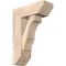 Ekena Millwork Balboa Slat Smooth Bracket w/ Offset Brace, Douglas Fir, 7 1/2"W x 20"D x 28"H BKT0806X20X28BOA06SDF - alternate 1